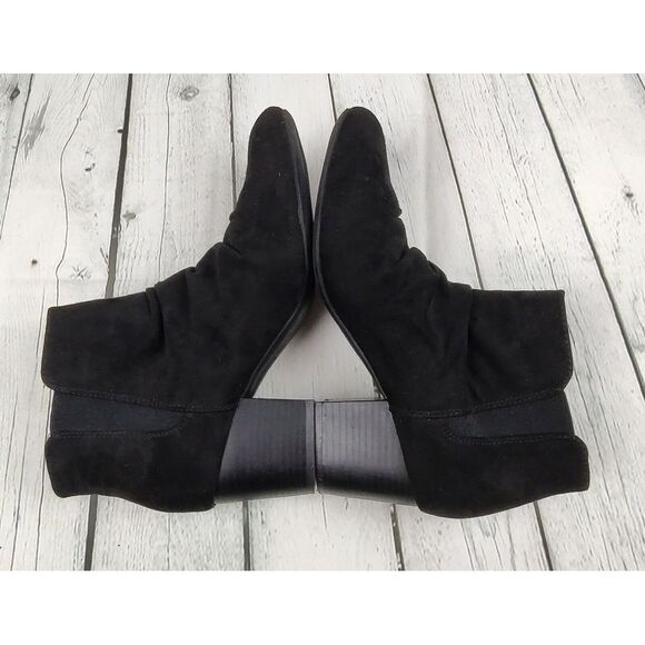 C Comfort Est 1946 Size 9M Womens Black Boots Booties - Picture 3 of 7